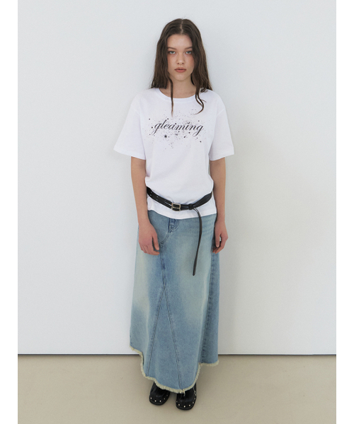 ETMON(エトモン)の「Gleaming Graphic T-Shirt, White(Tシャツ/カットソー・レディース・その他・FREE)」の5枚目の写真