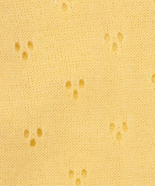 Seraph(セラフ)の「【洗える】ハート柄編みカーディガン_ジュニア対応(カーディガン/ボレロ・キッズ・アイボリー/イエロー/ピンク・70/80/90/100/110/120/130/140)」の11枚目の写真