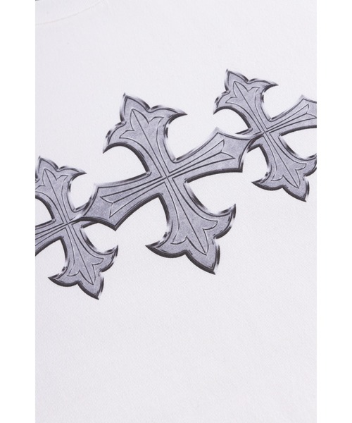 SUPPLIER(サプライヤー)の「Tシャツ|Chrome Triple Cross Tee|SUPPLIER(Tシャツ/カットソー・メンズ・ホワイト・XX-LARGE/X-LARGE/LARGE/MEDIUM/SMALL)」の6枚目の写真