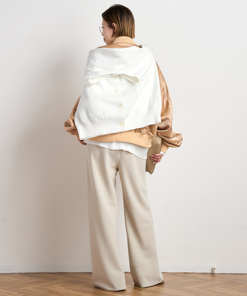 PROVOKE （プロヴォーク）の「【PROVOKE/プロヴォーク】pigment short MA-1（MA-1・レディース・カーキ/ベージュ・FREE）」の14枚目の写真