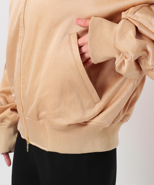 PROVOKE （プロヴォーク）の「【PROVOKE/プロヴォーク】pigment short MA-1（MA-1・レディース・カーキ/ベージュ・FREE）」の21枚目の写真