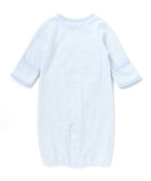 SLAP SLIP BABY(スラップスリップベビー)の「アニマルクマウサギ恐竜お星さまパッチ2WAYオールベビー(50~70cm)(ロンパース・キッズ・ブルー系その他/ピンク/ベージュ系その他・FREE)」の10枚目の写真