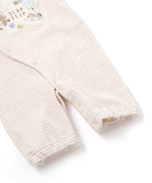 SLAP SLIP BABY(スラップスリップベビー)の「アニマルクマウサギ恐竜お星さまパッチ2WAYオールベビー(50~70cm)(ロンパース・キッズ・ブルー系その他/ピンク/ベージュ系その他・FREE)」の18枚目の写真