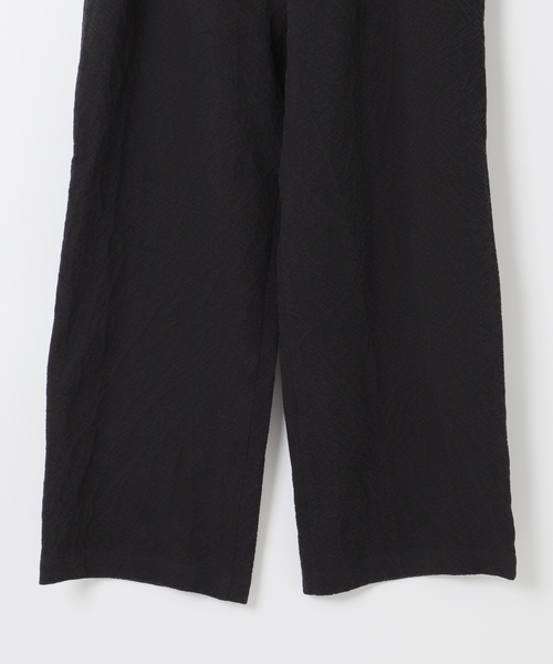 B.C STOCK(ベーセーストック)の「Deux Allures / ドゥ アリュール SASHIKO リラックスパンツ(スラックス・メンズ・ブラック/アイボリー/ブルー・FREE)」の20枚目の写真