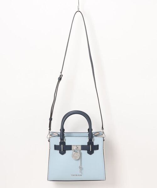MICHAEL KORS(マイケルコース)の「LANDON サッチェル スモール(ハンドバッグ・レディース・ブルー系その他・FREE)」の1枚目の写真