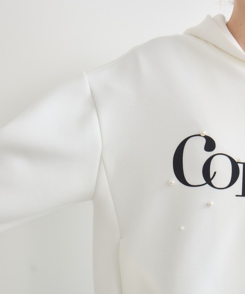 KATHARINE ROSS(キャサリンロス)の「【KATHARINE ROSS】Congeパールパーカ(パーカー・レディース・オフホワイト/グレー・FREE)」の18枚目の写真