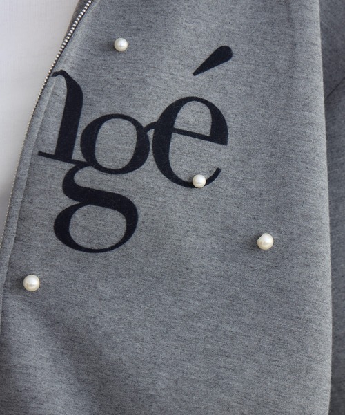 KATHARINE ROSS(キャサリンロス)の「【KATHARINE ROSS】Congeパールパーカ(パーカー・レディース・オフホワイト/グレー・FREE)」の9枚目の写真