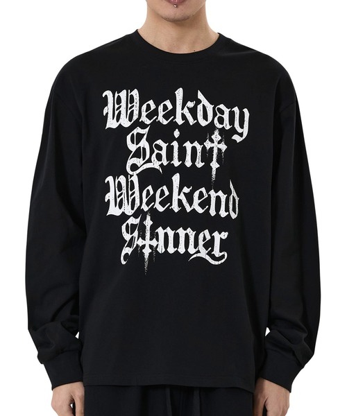 OY（オーワイ）の「『OY/オーワイ』CONFESSIONS L/S TEE/コンフェッションズ長袖Ｔシャツ（Tシャツ/カットソー・メンズ・ブラック/ホワイト・L/M）」の3枚目の写真