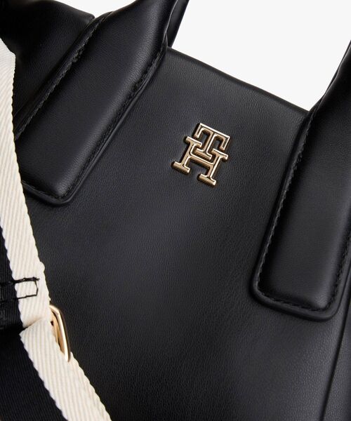 TOMMY HILFIGER（トミーヒルフィガー）の「エッセンシャルミニトートバッグ（トートバッグ・レディース・ブラック/アイボリー/ベージュ・FREE）」の9枚目の写真