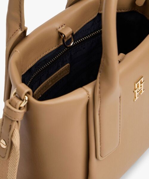 TOMMY HILFIGER（トミーヒルフィガー）の「エッセンシャルミニトートバッグ（トートバッグ・レディース・ブラック/アイボリー/ベージュ・FREE）」の14枚目の写真