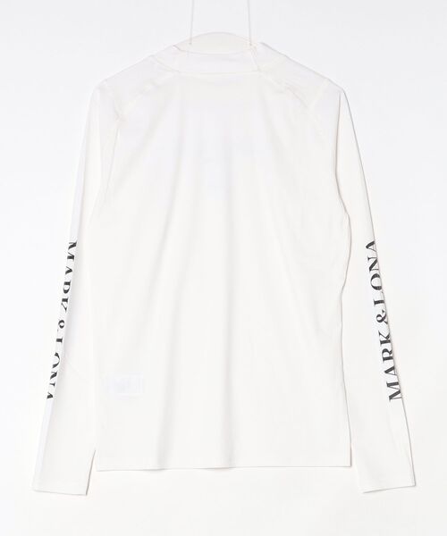 MARK & LONA(マークアンドロナ)の「Gauge Essential Mock Neck | MEN(Tシャツ/カットソー・メンズ・ホワイト/ブラック/カモフラージュ・44/46/48/50)」の4枚目の写真