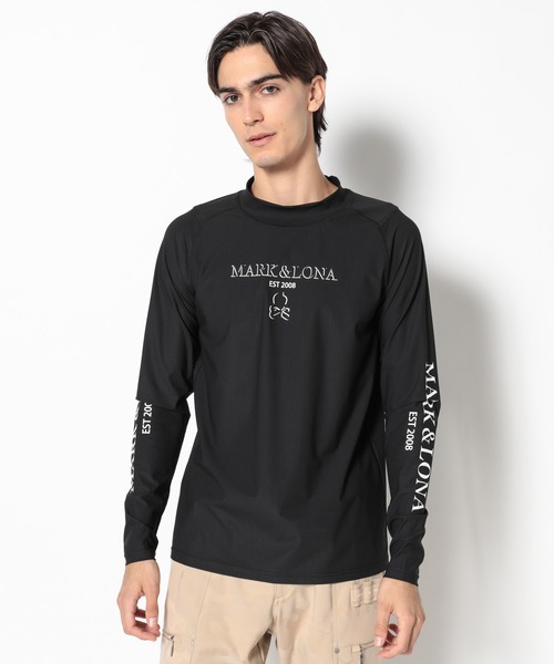 MARK & LONA(マークアンドロナ)の「Gauge Essential Mock Neck | MEN(Tシャツ/カットソー・メンズ・ホワイト/ブラック/カモフラージュ・44/46/48/50)」の11枚目の写真