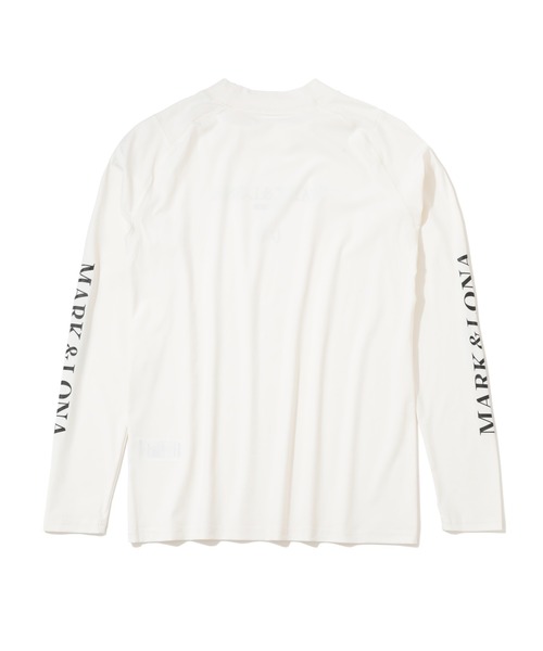 MARK & LONA(マークアンドロナ)の「Gauge Essential Mock Neck | MEN(Tシャツ/カットソー・メンズ・ホワイト/ブラック/カモフラージュ・44/46/48/50)」の6枚目の写真
