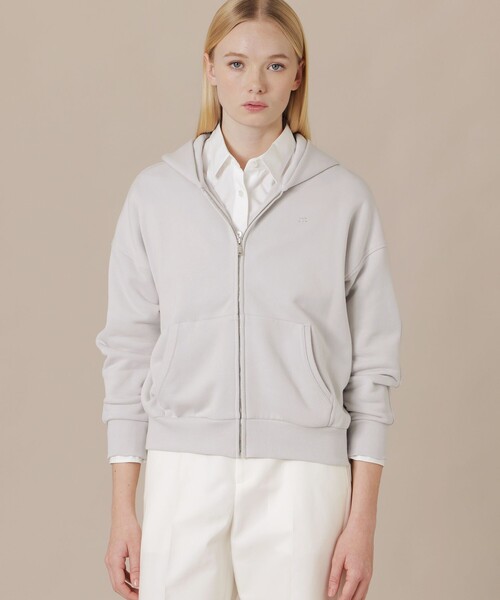 MACKINTOSH LONDON(マッキントッシュ ロンドン)の「【SUPER FINE LAB.】エスプーマコットンフーディー(パーカー・レディース・グレー系その他/ネイビー・38)」の1枚目の写真