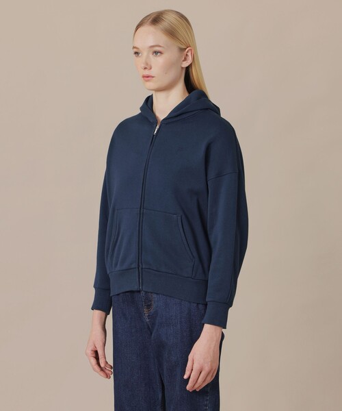 MACKINTOSH LONDON(マッキントッシュ ロンドン)の「【SUPER FINE LAB.】エスプーマコットンフーディー(パーカー・レディース・グレー系その他/ネイビー・38)」の6枚目の写真