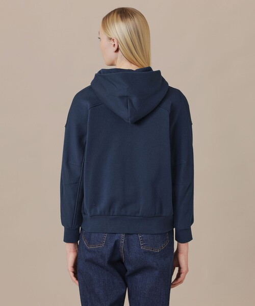 MACKINTOSH LONDON(マッキントッシュ ロンドン)の「【SUPER FINE LAB.】エスプーマコットンフーディー(パーカー・レディース・グレー系その他/ネイビー・38)」の7枚目の写真