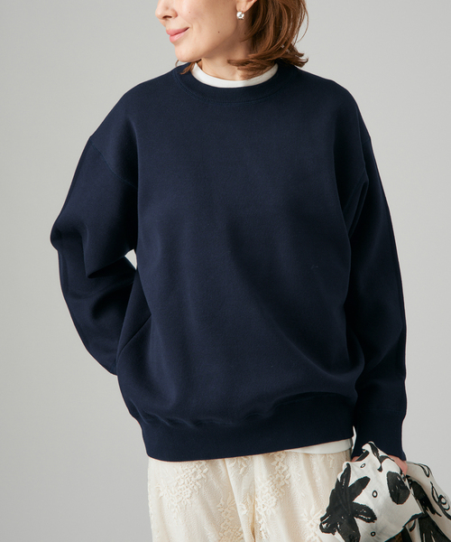 VERMEIL par iena(ヴェルメイユパーイエナ)の「ダンボールニット スウェット(ニット/セーター・レディース・ホワイト/ボルドー/ネイビー・FREE)」の15枚目の写真