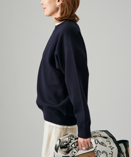 VERMEIL par iena(ヴェルメイユパーイエナ)の「ダンボールニット スウェット(ニット/セーター・レディース・ホワイト/ボルドー/ネイビー・FREE)」の16枚目の写真