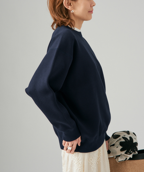 VERMEIL par iena(ヴェルメイユパーイエナ)の「ダンボールニット スウェット(ニット/セーター・レディース・ホワイト/ボルドー/ネイビー・FREE)」の19枚目の写真