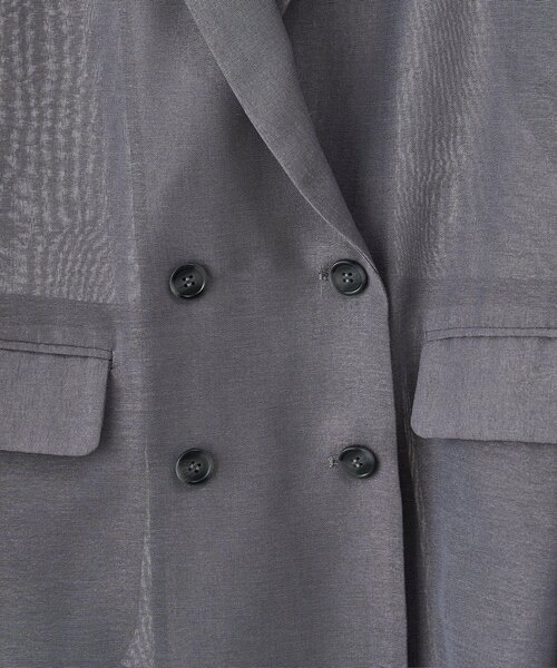 GALLARDAGALANTE（ガリャルダガランテ）の「【WEB限定】【サイズ展開あり】メッシュジャケット（テーラードジャケット・レディース・ネイビー/グレー・1/FREE）」の10枚目の写真