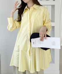 ロングシャツ」に該当するイエロー/黄色系のファッション通販 - ZOZOTOWN