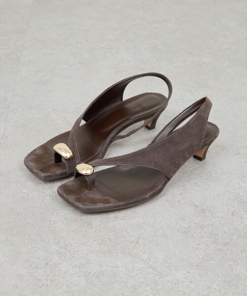 GALLARDAGALANTE（ガリャルダガランテ）の「【2.718】サムリングサンダル（サンダル・レディース・ダークブラウン/ベージュ・36/37/38）」の9枚目の写真