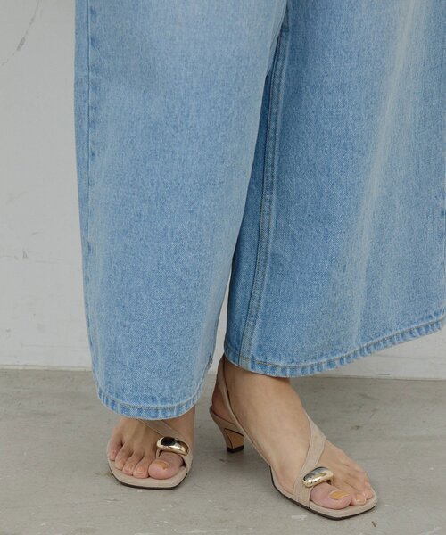 GALLARDAGALANTE（ガリャルダガランテ）の「【2.718】サムリングサンダル（サンダル・レディース・ダークブラウン/ベージュ・36/37/38）」の12枚目の写真