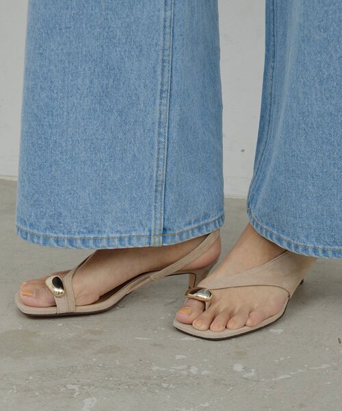 GALLARDAGALANTE（ガリャルダガランテ）の「【2.718】サムリングサンダル（サンダル・レディース・ダークブラウン/ベージュ・36/37/38）」の13枚目の写真