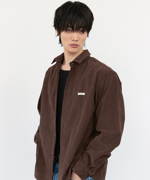 PROCESS(プロセス)の「Corduroy Shirt - Brown(シャツ/ブラウス・メンズ・その他・FREE)」の1枚目の写真