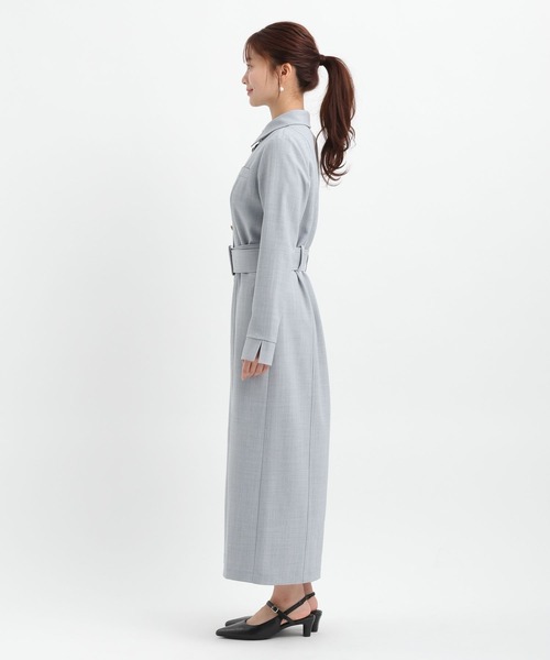 Andemiu(アンデミュウ)の「【WEB・ルミネ限定】キンボタンIラインワンピース657790(ワンピース・レディース・ライトブルー/ネイビー/オフホワイト・FREE)」の17枚目の写真