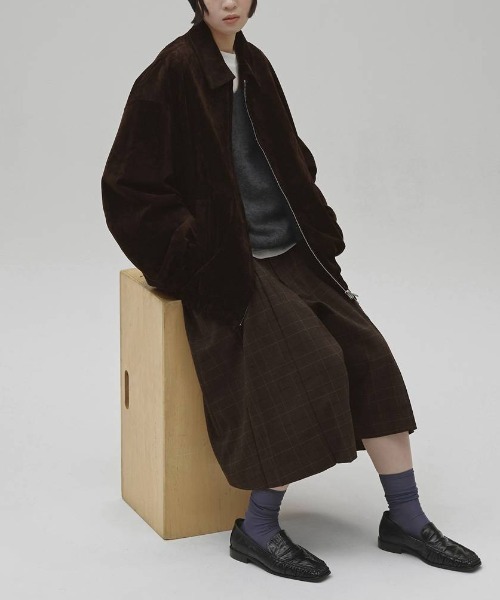 TODAYFUL(トゥデイフル)の「【TODAYFUL/トゥデイフル】Pleats Bermuda Pants/プリーツ バミューダパンツ(その他パンツ・レディース・マルチ/ブラック・36/38)」の6枚目の写真