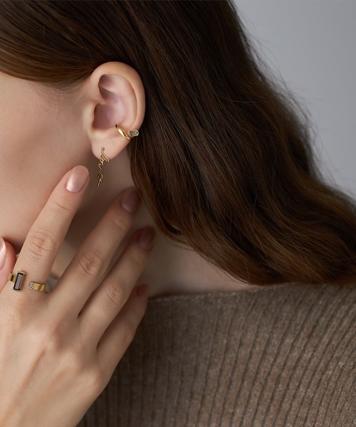 4℃(ヨンドシー)の「【The Tidal】K10イエローゴールド ピアス(ピアス(両耳用)・レディース・イエローゴールド・FREE)」の5枚目の写真