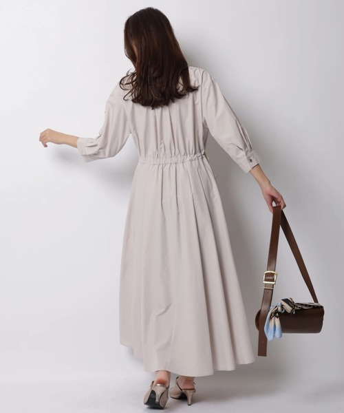 JUSGLITTY（ジャスグリッティー）の「ワークシャツワンピース（ワンピース・レディース・ピンクベージュ・2/1/0）」の6枚目の写真