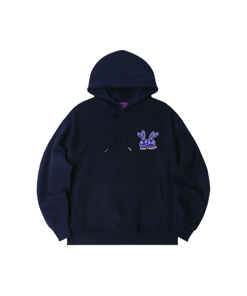 NUHABIT(ニューハビット)の「N/H RARE FANDOM オーバーサイズ 起毛 フードパーカー (GOH4-2NH1140)(パーカー・メンズ・ライトグレー/グレー/ブラック/ネイビー・X-LARGE/MEDIUM/LARGE)」の4枚目の写真