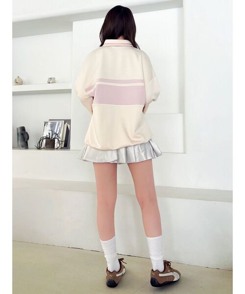 dazzlin(ダズリン)の「バルーンミニスカート(スカート・レディース・アイボリー/オフホワイト/ブラウン・MEDIUM/SMALL)」の15枚目の写真