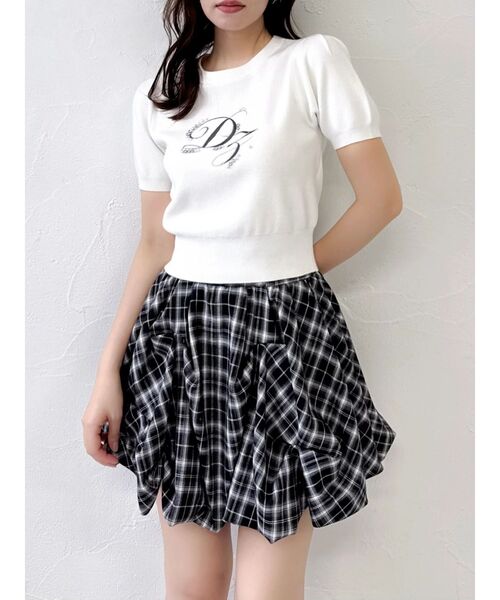 dazzlin（ダズリン）の「バルーンミニスカート（スカート・レディース・アイボリー/オフホワイト/ブラウン/その他1/グレー・MEDIUM/SMALL）」の19枚目の写真