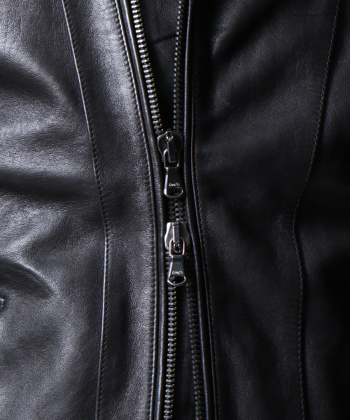 5351 POUR LES HOMMES（ゴーサンゴーイチプールオム）の「ラムレザーシングルライダース（ライダースジャケット・メンズ・ブラック・2/1/3/4）」の5枚目の写真