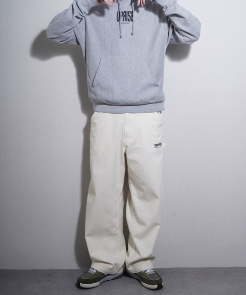 ZIP FIVE（ジップファイブ）の「THRASHER デニム＆カツラギ ペインターパンツ（デニムパンツ・メンズ・ベージュ/ワンウォッシュ/オフホワイト/ブラック・SMALL/MEDIUM/LARGE/X-LARGE）」の10枚目の写真