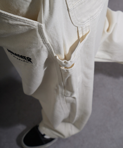 ZIP FIVE（ジップファイブ）の「THRASHER デニム＆カツラギ ペインターパンツ（デニムパンツ・メンズ・ベージュ/ワンウォッシュ/オフホワイト/ブラック・SMALL/MEDIUM/LARGE/X-LARGE）」の13枚目の写真
