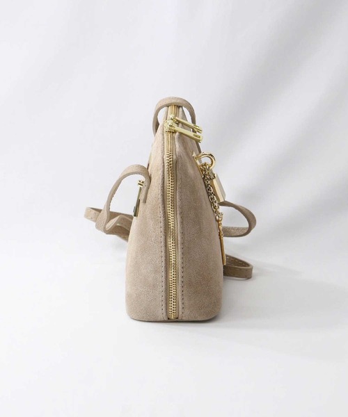 Gready Brilliant（グレディブリリアン）の「キーチェーン付きショルダー（ショルダーバッグ・レディース・ブラック/ベージュ・FREE）」の8枚目の写真