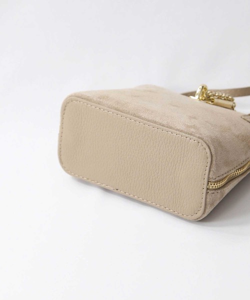 Gready Brilliant（グレディブリリアン）の「キーチェーン付きショルダー（ショルダーバッグ・レディース・ブラック/ベージュ・FREE）」の10枚目の写真