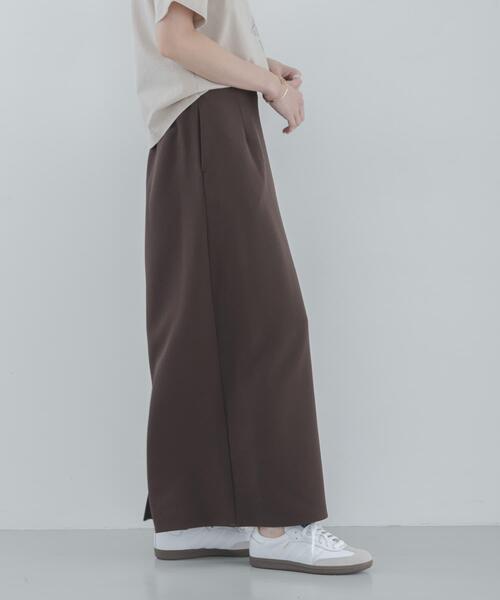 URBAN RESEARCH Sonny Label(アーバンリサーチサニーレーベル)の「Iラインダブルクロススカート(スカート・レディース・ブラック/ブラウン・36/38)」の15枚目の写真