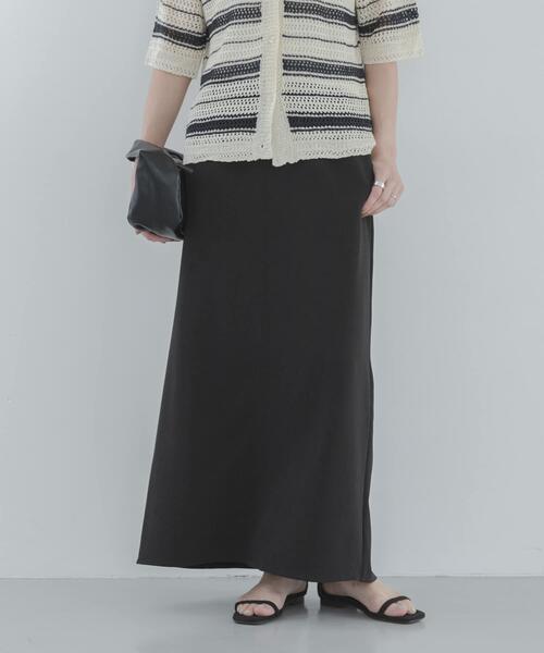 URBAN RESEARCH Sonny Label(アーバンリサーチサニーレーベル)の「Iラインダブルクロススカート(スカート・レディース・ブラック/ブラウン・36/38)」の21枚目の写真