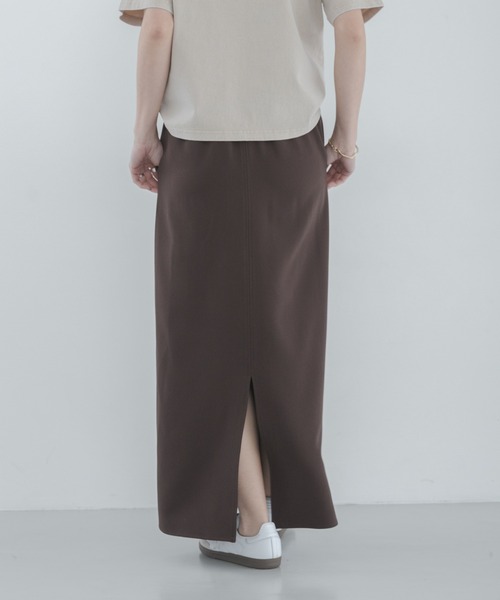 URBAN RESEARCH Sonny Label(アーバンリサーチサニーレーベル)の「Iラインダブルクロススカート(スカート・レディース・ブラック/ブラウン・36/38)」の6枚目の写真