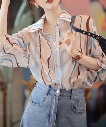 ニュアンスラインシャツ
