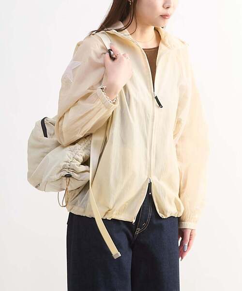 CONVERSE TOKYO(コンバーストウキョウ)の「STAR★ PATCH SHEER BLOUSON(ブルゾン・レディース・サックスブルー/ピンク/ベージュ・FREE)」の15枚目の写真