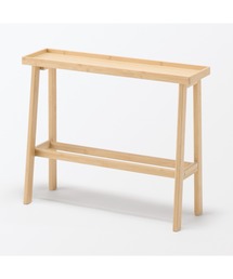無印良品 | 竹材　スリムトレーテーブル　約幅５４．５×奥行１７×高さ４２ｃｍ(家具)