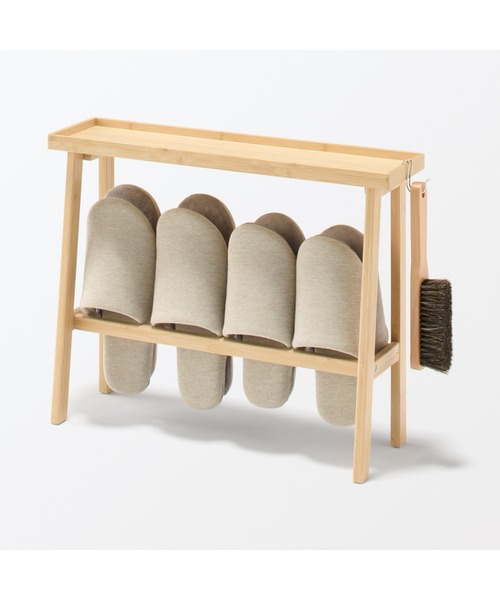 無印良品（ムジルシリョウヒン）の「竹材　スリムトレーテーブル　約幅５４．５×奥行１７×高さ４２ｃｍ（家具・メンズ・その他・FREE）」の5枚目の写真