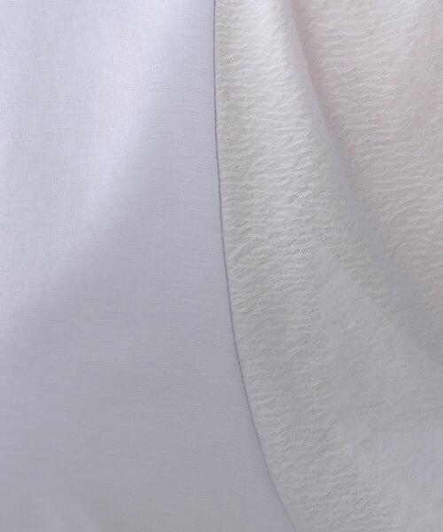 UNTITLED(アンタイトル)の「【洗える/袖シアー】ポンチ袖ボリュームトップス(Tシャツ/カットソー・レディース・ブラック/グレー/オフホワイト・50/48/44/04/02/00)」の12枚目の写真