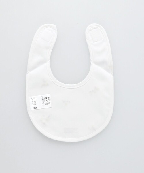 BRANSHES（ブランシェス）の「【おそろい】花刺しゅうスタイ（スタイ/よだれかけ・キッズ・ブルー/オフホワイト・FREE）」の6枚目の写真